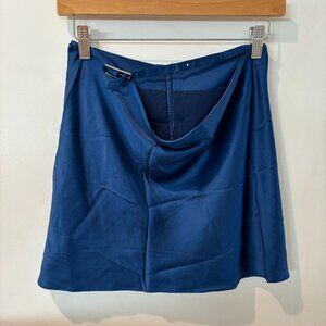 Camila Coelho Silas Mini Skirt in Deep Blue